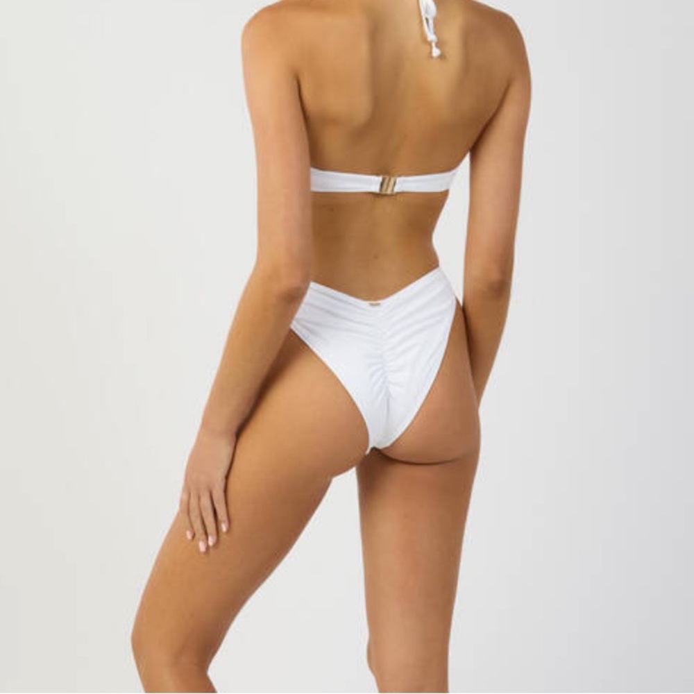 Chic White Bikini Bottom